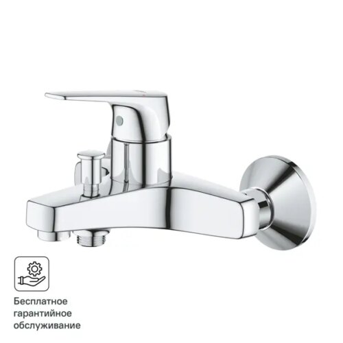 Смеситель для ванны Grohe BauFlow 23601000 однорычажный цвет хром