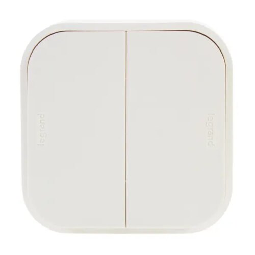 Выключатель накладной Legrand Quteo 2 клавиши