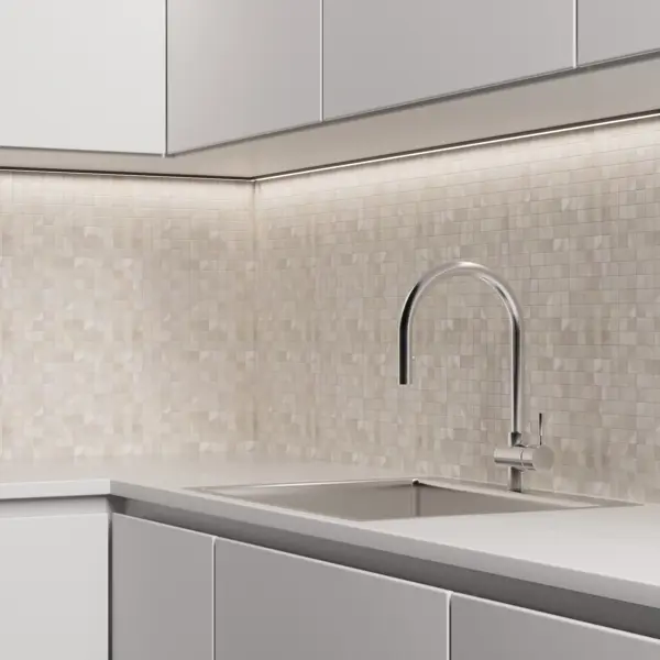 Мозаика алюминиевая Artens Sunset 30.5x30.5 см цвет бежевый