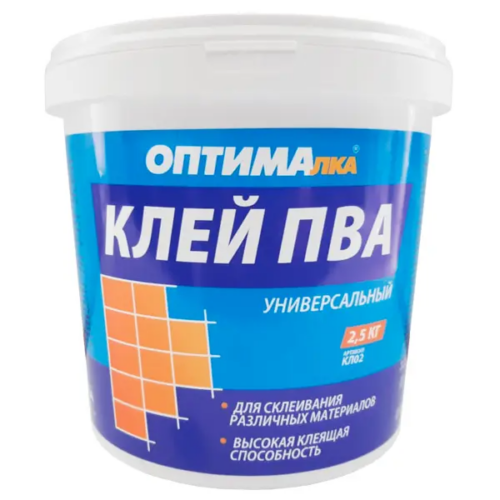 Клей ПВА для внутренних работ 2.5 кг цвет белый
