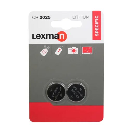 Батарейка литиевая Lexman CR2025