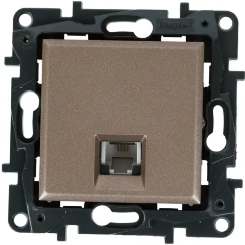Телефонная розетка встраиваемая Legrand Structura RJ11