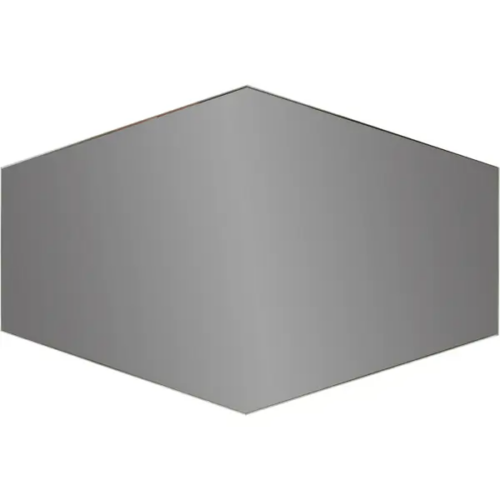 Зеркальная плитка Omega Glass NNLM73 сота 30x20 см глянцевая цвет графит 1 шт.