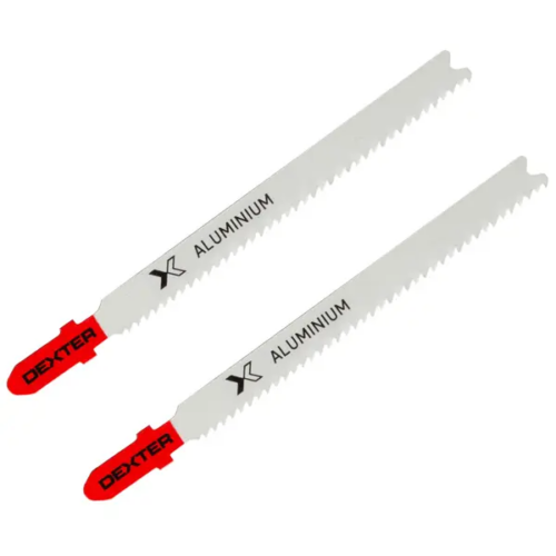 Пилка для электролобзика по алюминию Dexter T127B чистый рез 76 мм