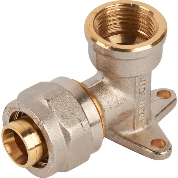 Водорозетка Stout 1/2"x20 мм ВР латунь SFS-0008-001220