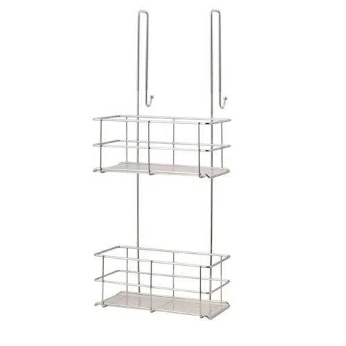 Полка для душевой кабины Swensa Caddy SWR-1006 двухъярусная металл цвет хром