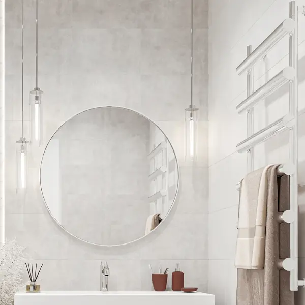 Плитка настенная Culto Lumino 27x40 см 1.08 м² матовая цвет светло-серый