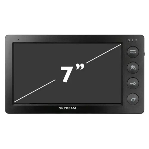 Видеодомофон Skybeam 7" с механическими кнопками цвет черный