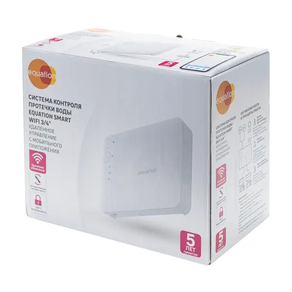 Система контроля протечки воды Equation Smart Wi-Fi 3/4" автономное питание