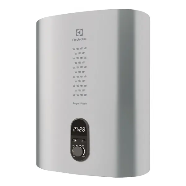 Накопительный водонагреватель электрический 30 л Electrolux EWH 30 Royal Flash Silver 2 кВт нержавеющая сталь мокрый ТЭН
