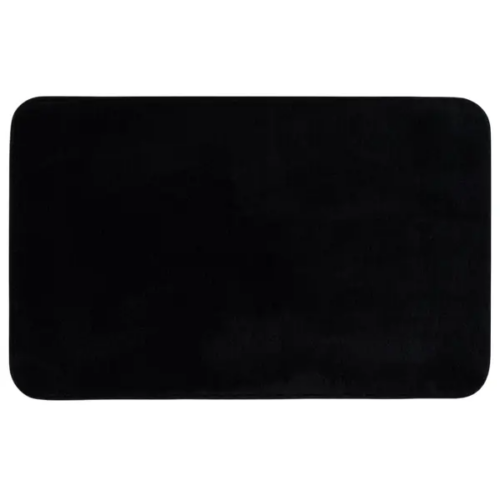 Коврик для ванной Swensa Ping 50x80 см цвет черный