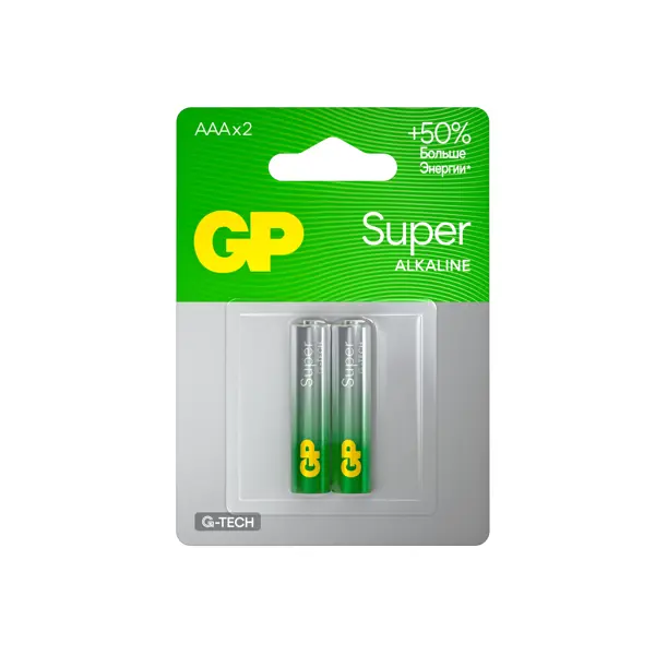 Батарейка алкалиновая GP 24A AAA 2 шт.