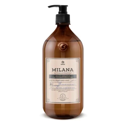 Мыло жидкое для рук парфюмированное Grass Milana Perfume Professional 1 л