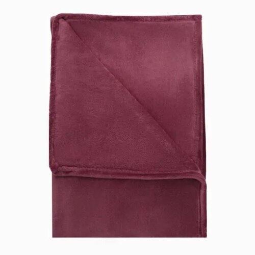 Плед Flandria 200x220 см микрофибра цвет темно-бордовый