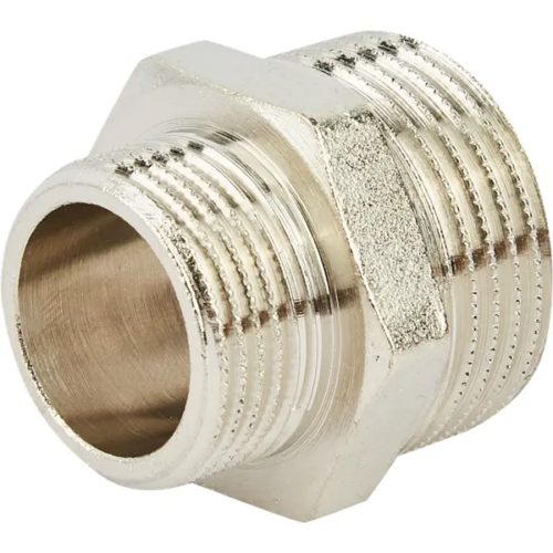 Ниппель Stout 1"x3/4" НР латунь