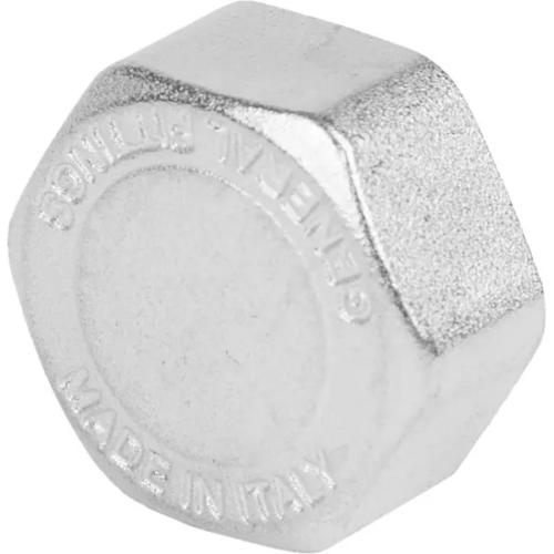 Заглушка Stout 3/4" ВР никелированная латунь