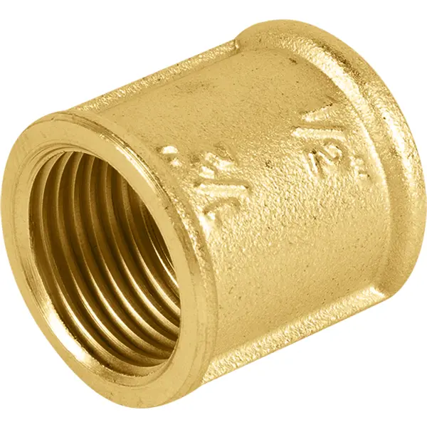 Муфта Aquabeam 1/2"x1/2" ВР латунь ABR.270.Y.0004