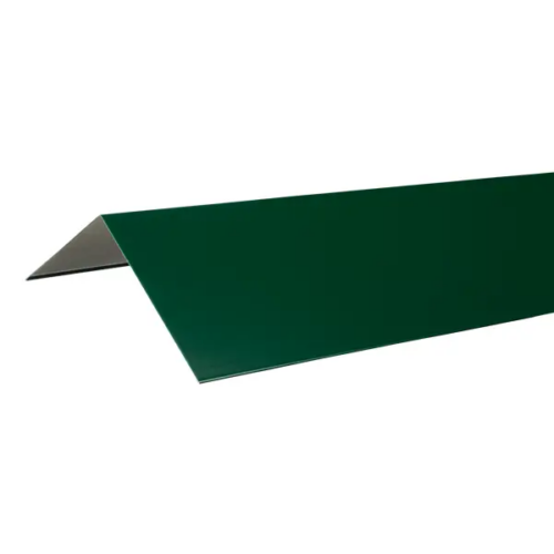 Конек плоский 150x150 2 м 0.4 мм RAL 6005 зеленый