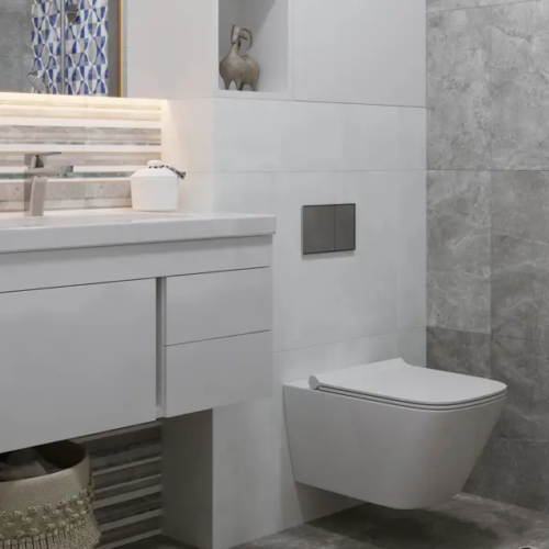 Плитка настенная Axima Эльба 25x50 см 1.25 м² цвет светло-серый