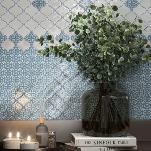 Декор настенный Kerama Marazzi Majolica Pattern 6.5x6.5 см разноцветный глянцевый