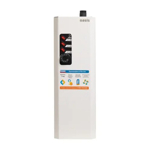 Электрический котел 7.5 кВт Oasis Eco KN-7.5 220/380 В одноконтурный настенный