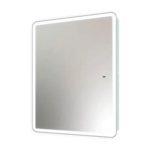 Шкаф зеркальный подвесной Flash с LED-подсветкой и подогревом 60x80 см цвет белый