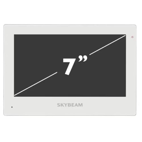 Видеодомофон Skybeam 7" с сенсорными кнопками Wi-Fi цвет белый