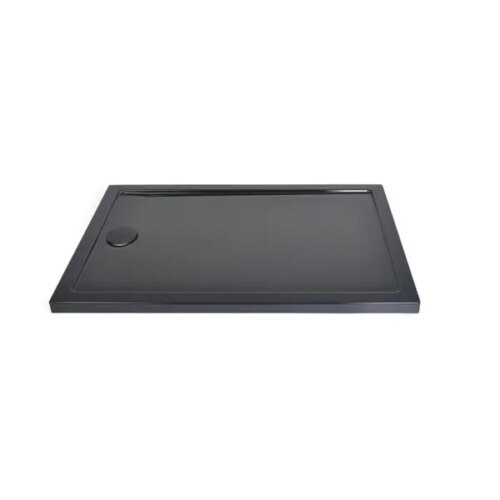 Душевой поддон Metakam Apart Black прямоугольный акриловый 120x80 см сифон в комплекте