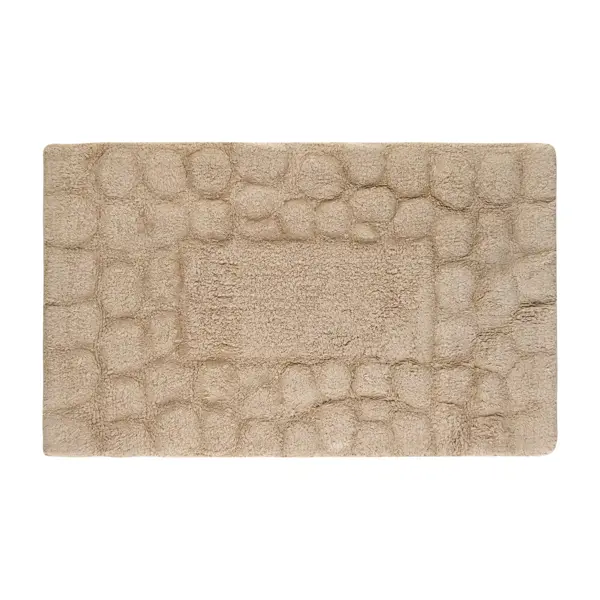Коврик для ванной Verran Stones 50x80 см цвет бежевый