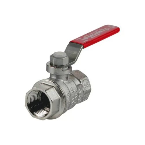 Кран шаровой прямой Giacomini FF DN15 PN35 1/2" ВР латунь ручка рычаг